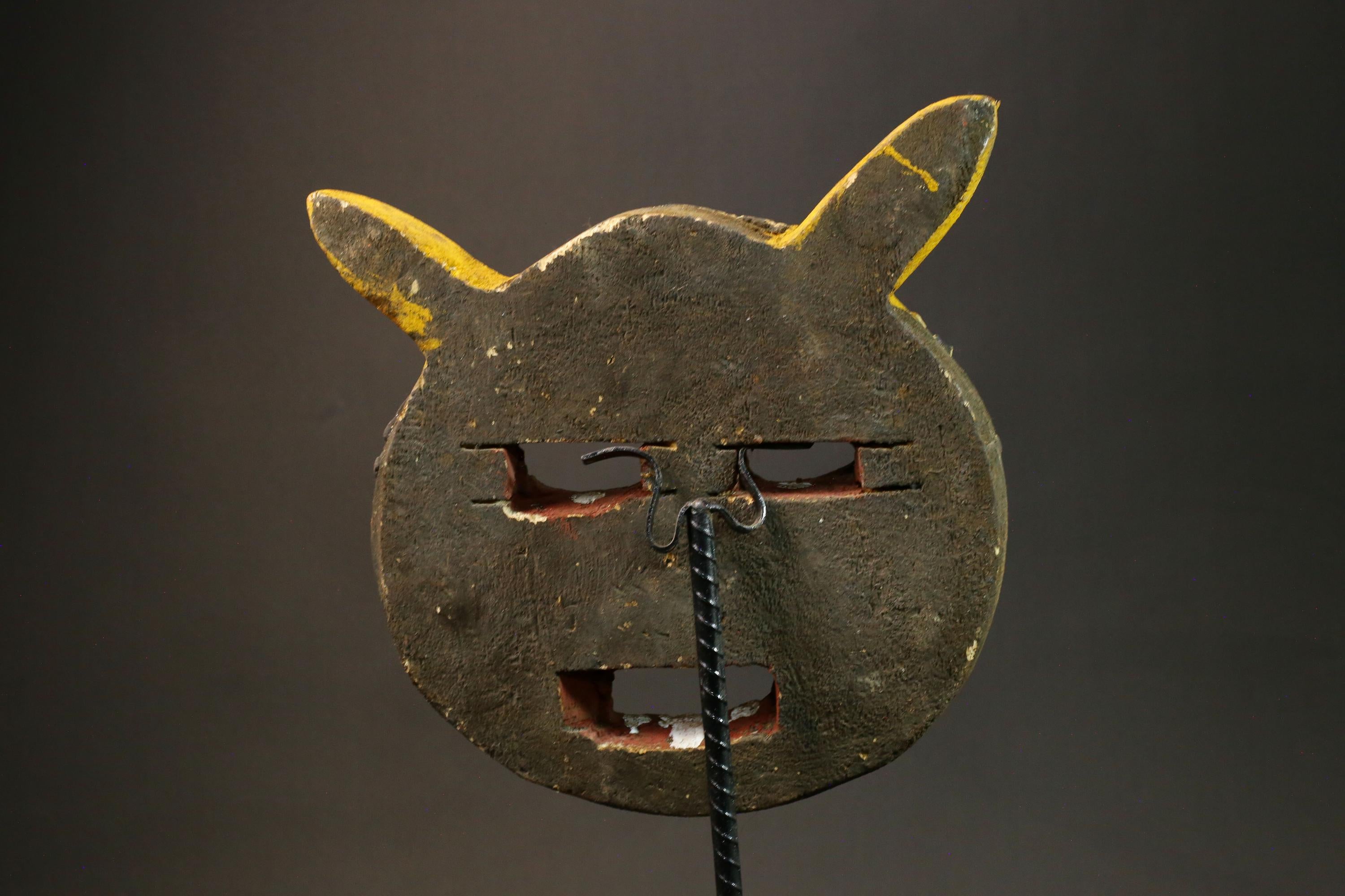 Authentic African Goli Tribe Mask - Handcrafted Wooden Wall Hanging Decor Masks for wall-G1441