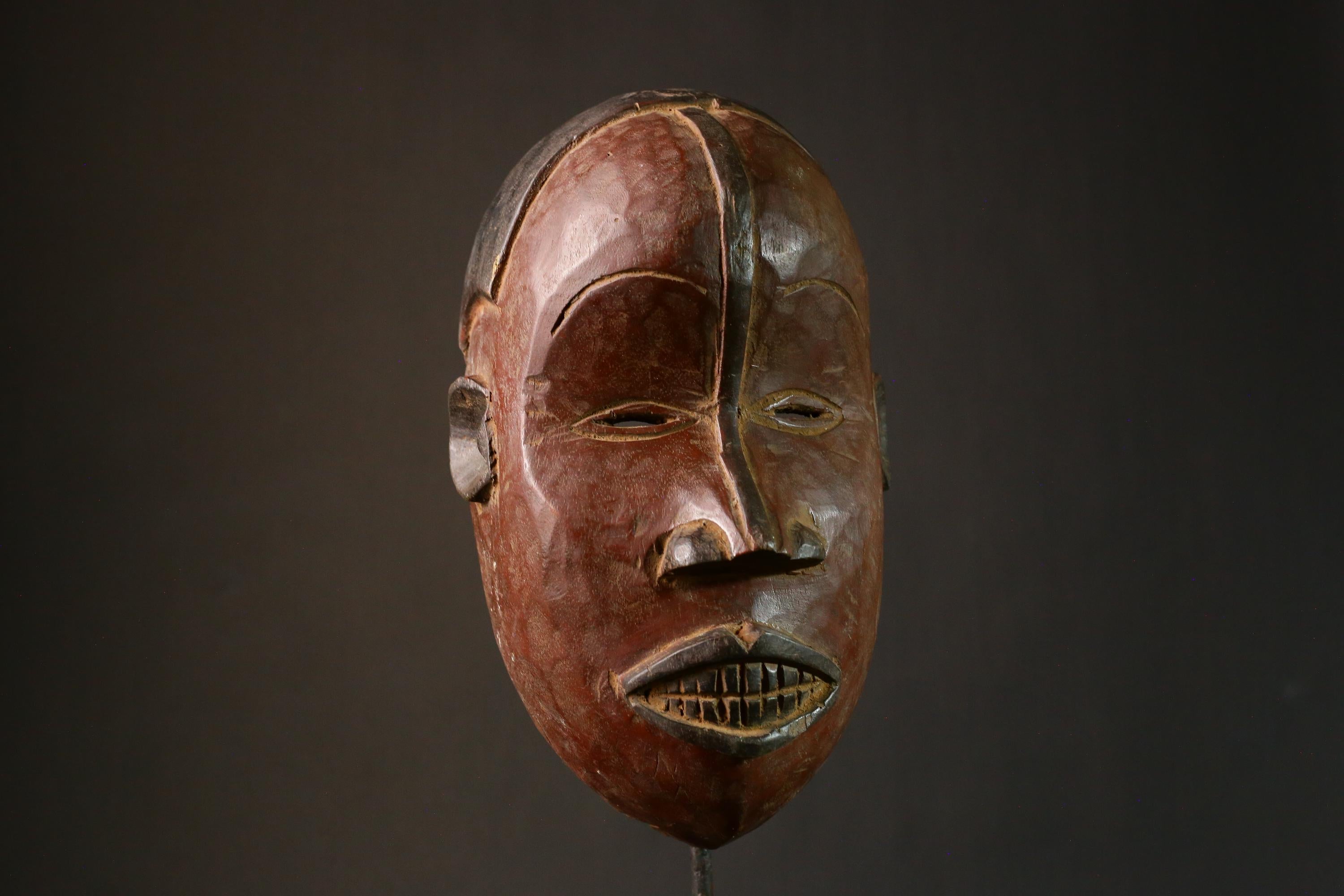 African Mask Authentic African Mask Vintage Tribal Décor Traditional Igbo Wall Hanging Unique Home Art | Cultural Statement Piece-G1707