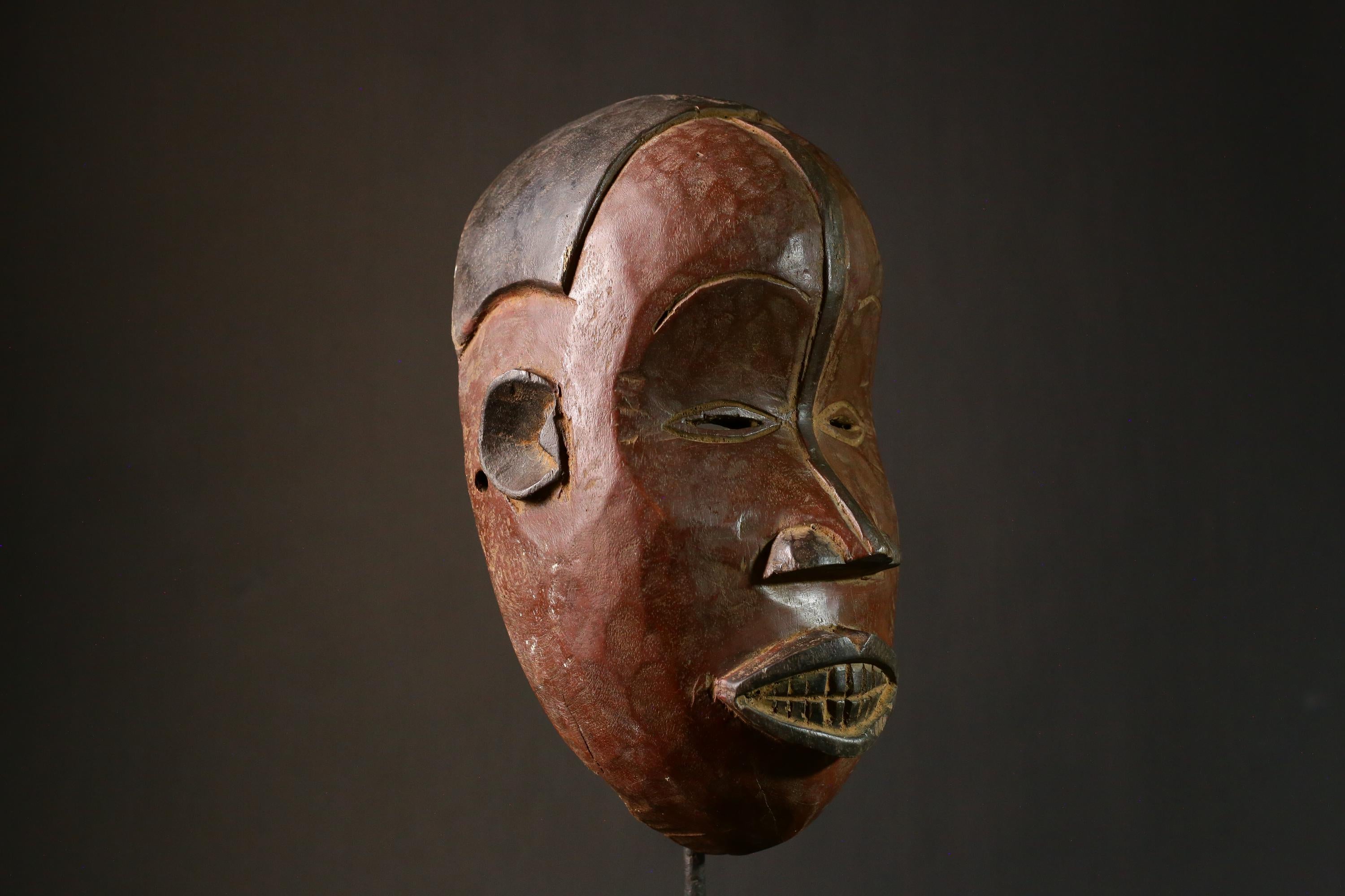 African Mask Authentic African Mask Vintage Tribal Décor Traditional Igbo Wall Hanging Unique Home Art | Cultural Statement Piece-G1707