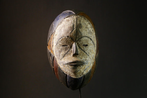 African Mask | Igbo Gabon Wall Hanging | Primitive Collectibles | Unique Home Decor | Handcrafted Cultural Art - G1686