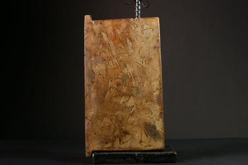 African Authentic Yoruba Granary Door - Hand-Carved Wooden Wall Hanging Decor Statue - Unique Cultural Home Accent - G3308