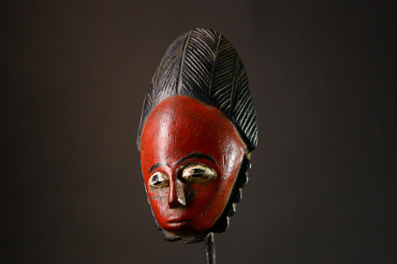 African Antique wood Hand Beautiful african mask Wood guro Masks for wall-G3302