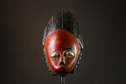 African Antique wood Hand Beautiful african mask Wood guro Masks for wall-G3302