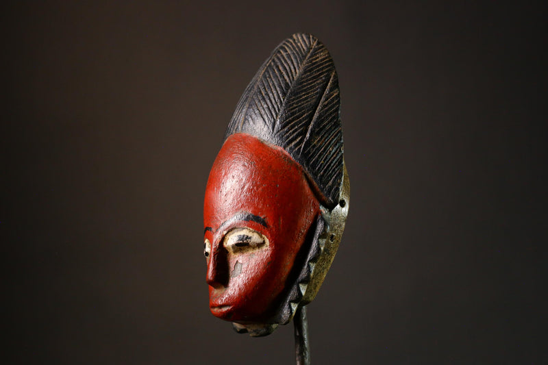 African Antique wood Hand Beautiful african mask Wood guro Masks for wall-G3302