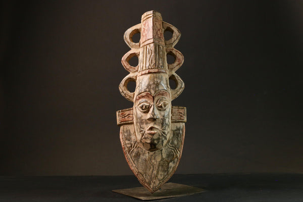 African Vintage Guro Tribe Mask Hand-Carved Wooden Wall Hanging Decor Masks for wall-6269