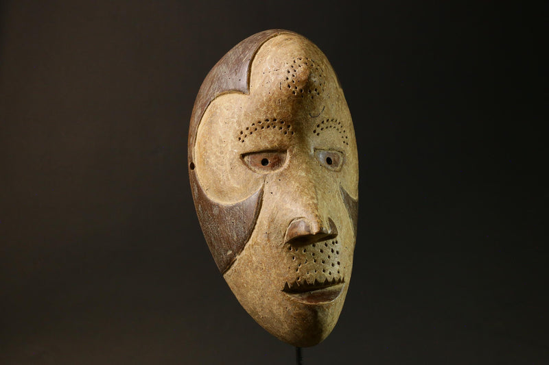 African Tribal Igbo Mask Hand-Carved Wooden Wall Hanging Home Decor Masks for wall-9114