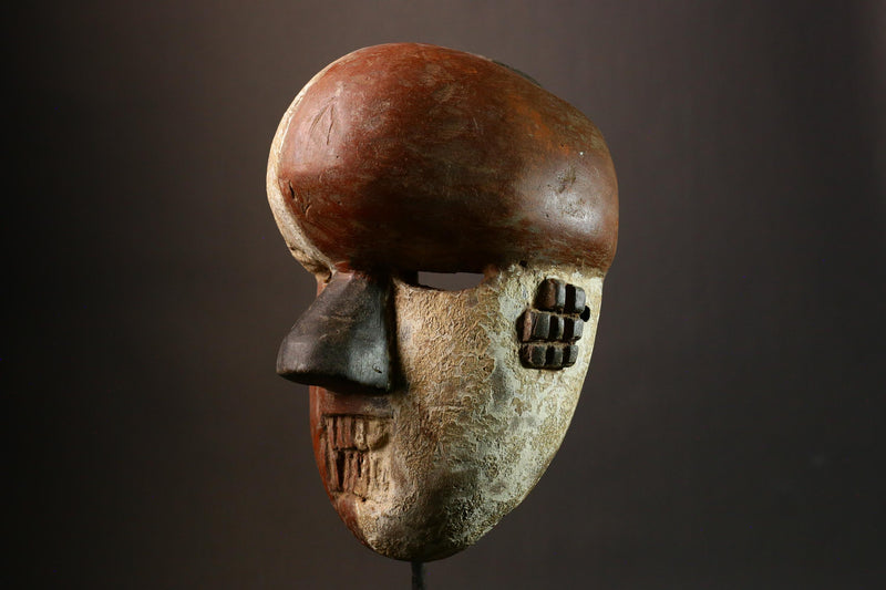 African mask Authentic African Tribal Face Mask | Intricate Igbo Art Handcrafted Wood Decor from Nigeria-G1749