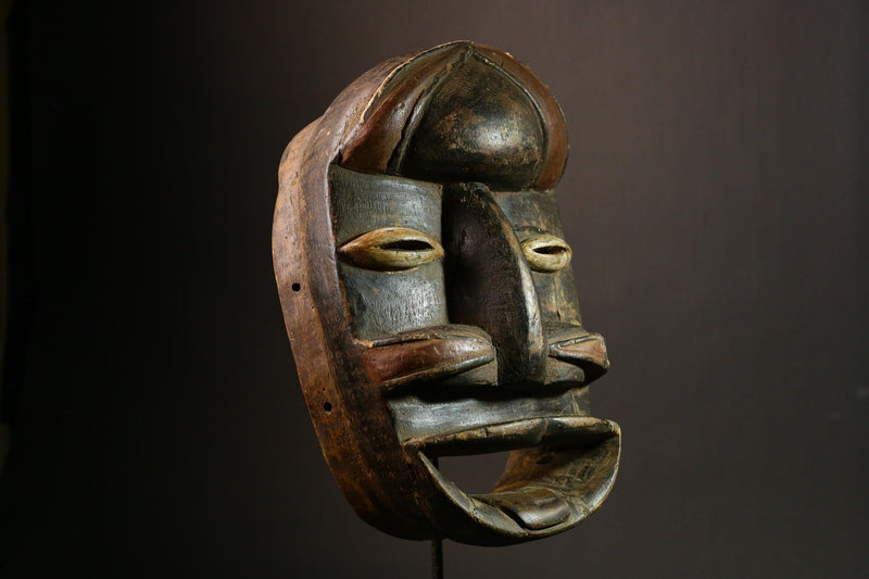 African mask Authentic African Tribal Wood Mask Handcrafted Dan Kran Art Unique Ethnic Decor from Africa-G1748