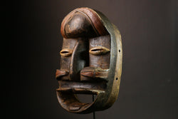 African mask Authentic African Tribal Wood Mask Handcrafted Dan Kran Art Unique Ethnic Decor from Africa-G1748