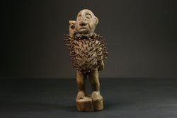 African Nkisi Nkondi Figure-Tribal Power Art from Kongo Peoples Home Decor-G1478