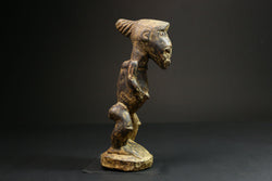 African Carved Wooden Yoruba Statues -African Power Figures for Home Decor-G1456