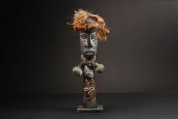 African Bidjogo Fetish Figure from Guinea-Bissau Unique Handcrafted Art Piece Cultural Decor for Home and Art Collectors-G3126