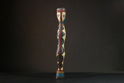 African Bobo Bwa Serpent Mask - Tribal Ceremonial Collectible Altarpiece Decor-G1699