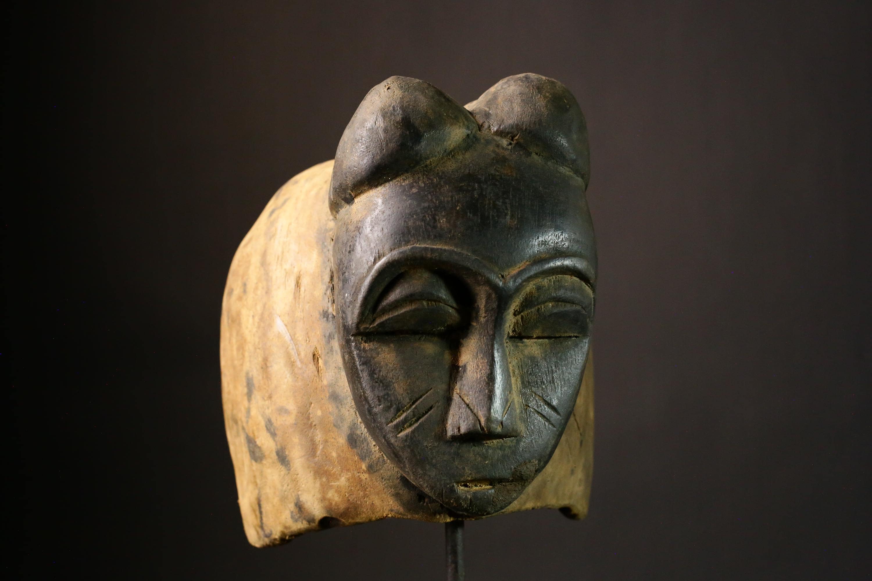 African Mask Vintage Guro Mask - Tribal Wall Art Home Decor Collectible Piece-G1817