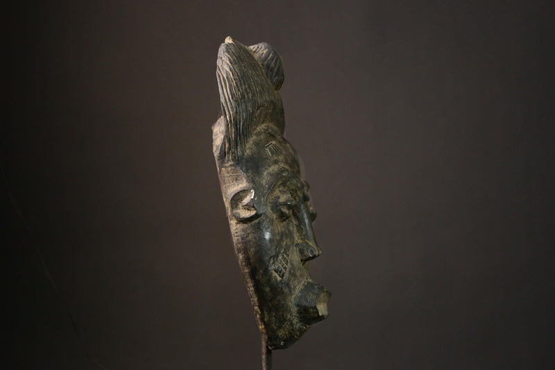 African Mask Lega African Mask Bwami Society Tribal Primitive Art for Home Decor- G3383