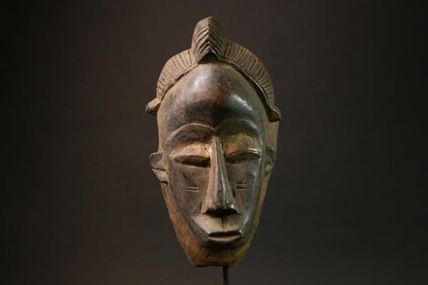 Vintage African Hand-Carved Guro Mask Unique Wooden Wall Decor for Home Tribal African Art Mask Hand Carved Masks for wall-4557