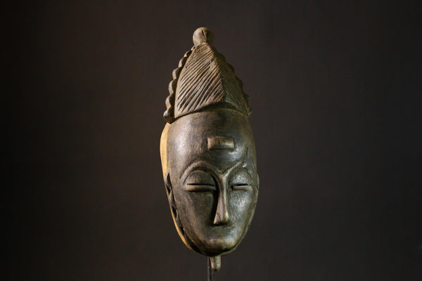 African masks Home Décor Guro Wooden Carved African Mask Home Decor Wall Art Tribal Collectible Decor-G1831