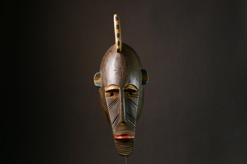 African mask Hand-Carved African Bambara Mask Tribal Art Ethnic Wall Decor Unique Sculpture G3398