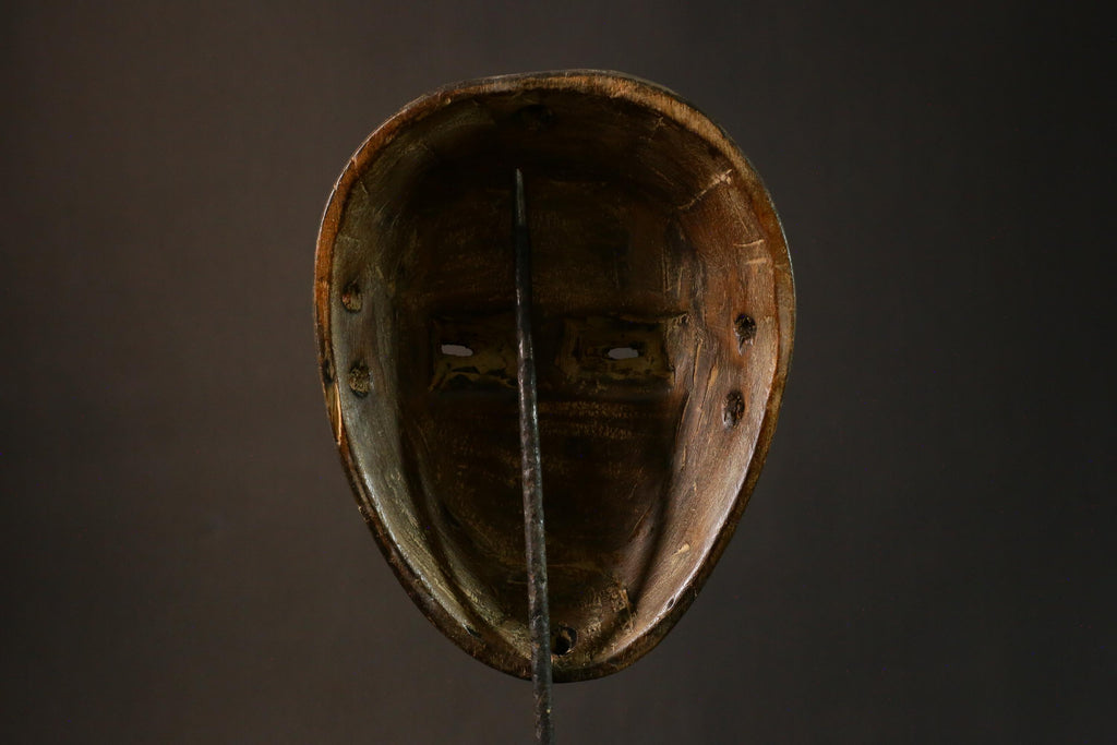 African Mask Limu Face Mask Bwami Society Art from Democratic Republic of Congo Unique Decor G3393