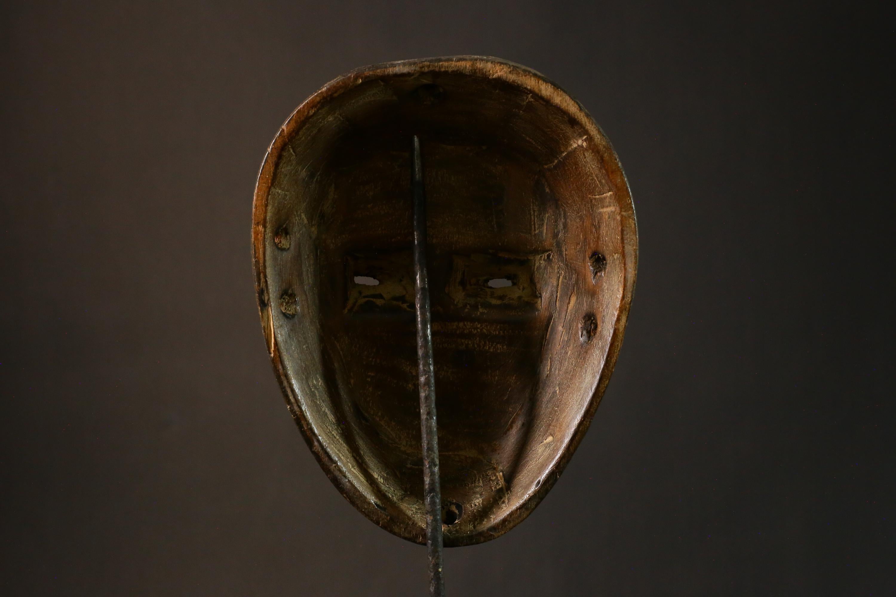 African Mask Limu Face Mask Bwami Society Art from Democratic Republic of Congo Unique Decor G3393
