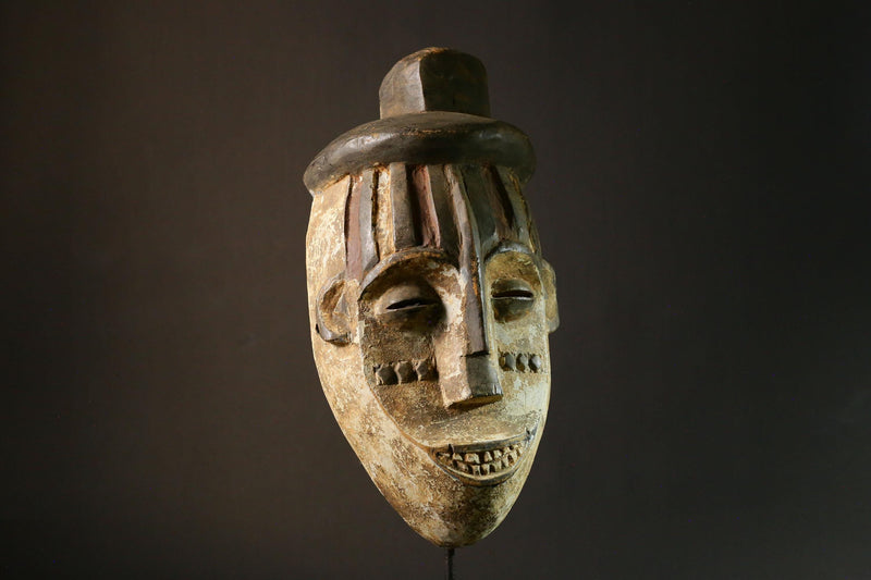 African mask Hand Igbo Maiden Spirit Mask African Tribal Wood Art Unique Cultural Collectible Decor Piece 6537