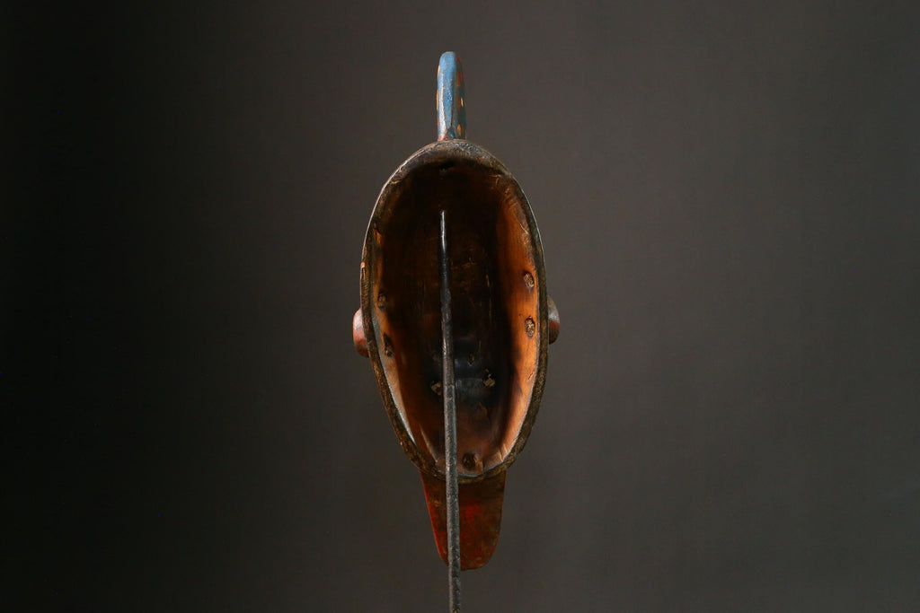 African Mask Antique Bambara Mask of Kore Tribal Art from Mali Unique Collectible Cultural Decor Piece for Home Display-G3425
