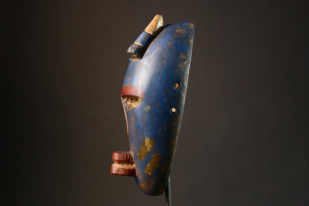 African Mask Large Dan Kran African Mask Tribal Wall Art Unique Cultural Decor Home Piece G3419