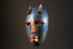 African Mask Large Dan Kran African Mask Tribal Wall Art Unique Cultural Decor Home Piece G3419