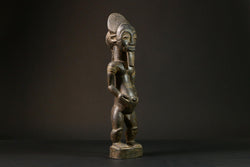 Exquisite Antique African Baoulé Waka Sonaof Wood Statue | Unique Handcrafted Art Piece | Collectible Tribal Sculpture | Ethnic Décor -G3179