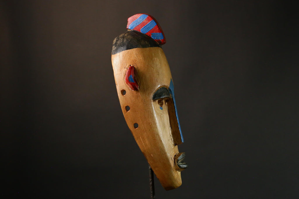 African mask Antique Handcrafted Wooden African Dance Mask Bambara Tribal Art Unique Home Decor G3443