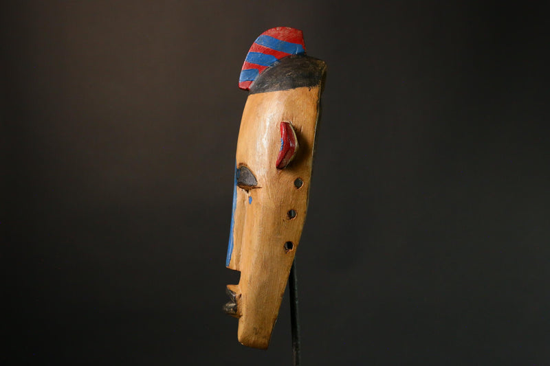 African mask Antique Handcrafted Wooden African Dance Mask Bambara Tribal Art Unique Home Decor G3443