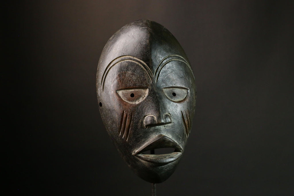 African Tribal Handcrafted African Tribal Wall Mask, Authentic Wooden Art, Cultural Collectible Decor, Unique Ethnic Gift - G1870