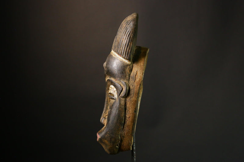 African Home Décor Guro Wooden Mask, Hand Carved Wall Décor, Authentic Tribal Art, Cultural Collectible, Unique Home Decor - G1871