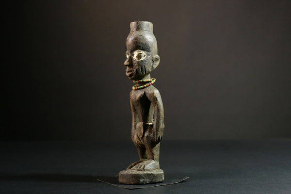 African sculpture Yoruba African Tribal Art, Unique Wooden Carved Statue, Handcrafted Sculpture Decor - 6557