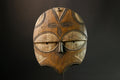 African Masks Vintage Eket African Mask, Antique Hand Carved Tribal Face, Unique Wooden Collectible Art - 9415