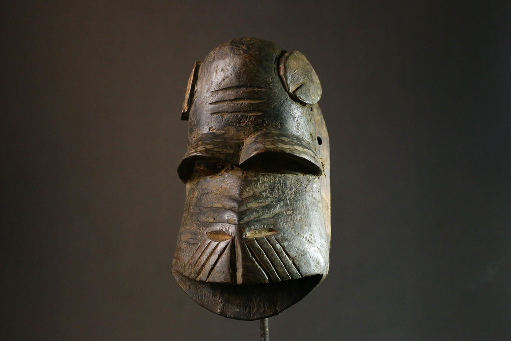 African mask Hand Carved African Guro Tribal Mask Zoomorphic Wall Art Decor Unique Gift- 6578