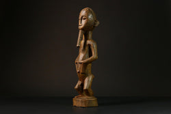 African Baoule Waka Sona Wood Statue Unique Tribal Art Collectible Piece Figure primitive decor-G3212