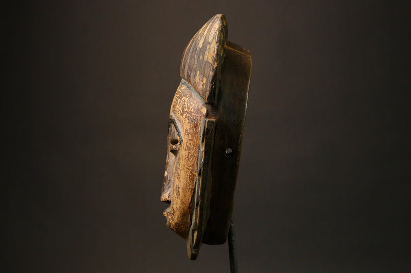 African mask Antique Hand-Carved Guro Mask African Primitive Art Wooden Home Decor Collectible 7993