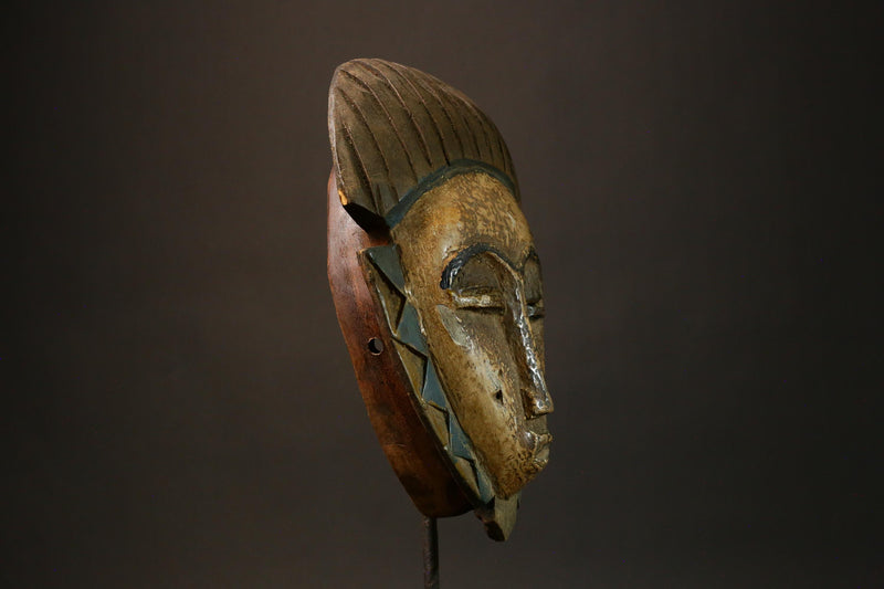 African mask Antique Hand-Carved Guro Mask African Primitive Art Wooden Home Decor Collectible 7993