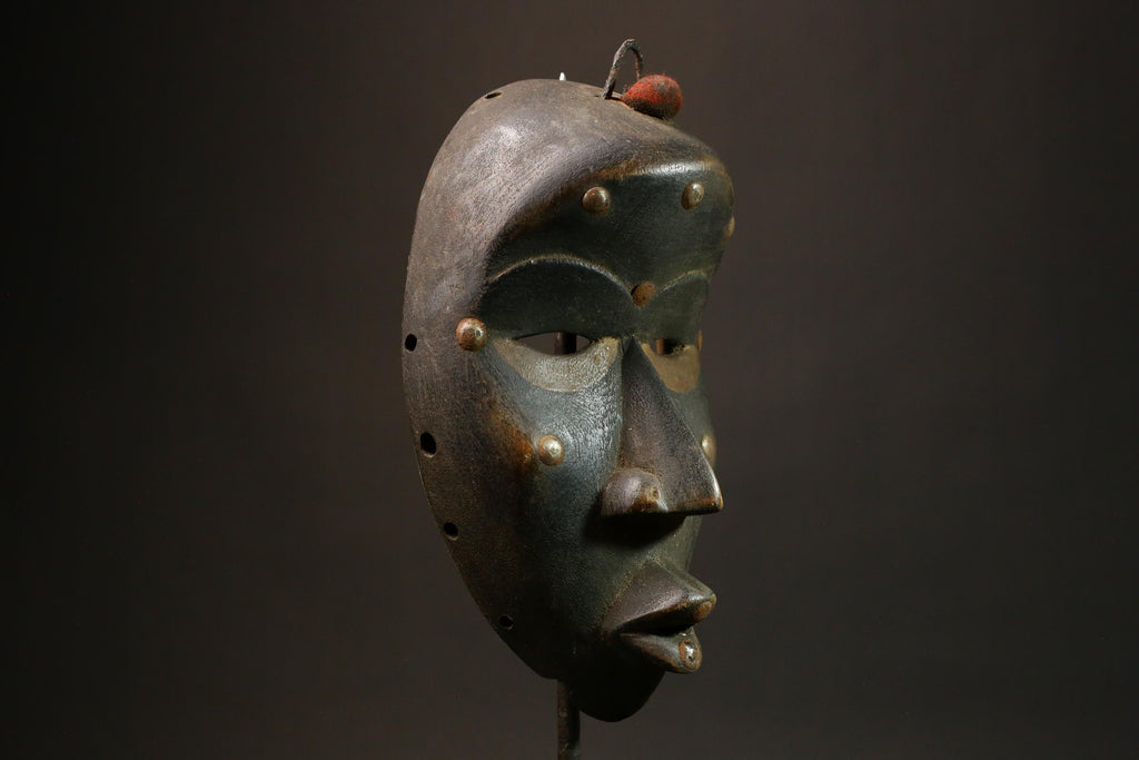 African mask Antique Guro Mask Hand Carved African Wooden Art Primitive Home Decor 7730