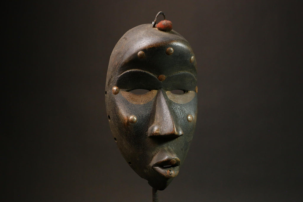 African mask Antique Guro Mask Hand Carved African Wooden Art Primitive Home Decor 7730
