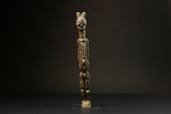 African Nkisi N'kondi Power Figure primitive art Carved Wooden Tribal Art Decor -G1571