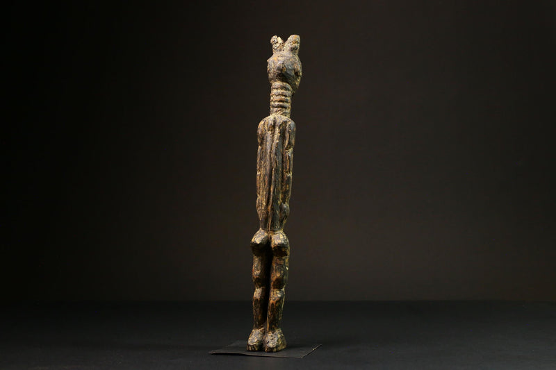 African Nkisi N'kondi Power Figure primitive art Carved Wooden Tribal Art Decor -G1571