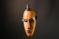 African mask Large Hand-Carved  Wooden Mask Authentic Bambara Tribal Wall Decor from Mali Unique Art Piece - G3471