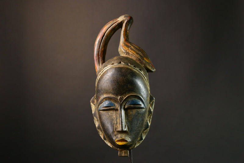 African mask Authentic Guro Style Tribal Mask Unique Cultural Collectible Art Perfect for Home Decor and Gifts-G1882