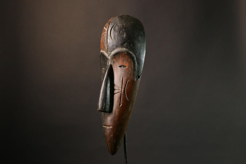 African mask Authentic Ngil Style Fang Mask Unique Wall Decor and Cultural Collectible Art Piece for Your Home-G1881