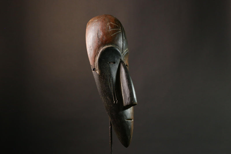 African mask Authentic Ngil Style Fang Mask Unique Wall Decor and Cultural Collectible Art Piece for Your Home-G1881