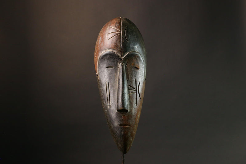 African mask Authentic Ngil Style Fang Mask Unique Wall Decor and Cultural Collectible Art Piece for Your Home-G1881