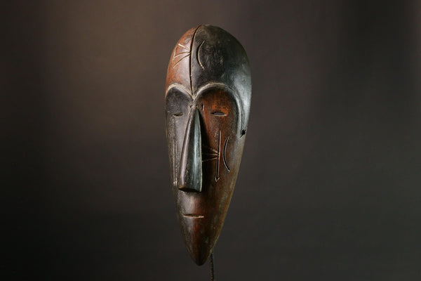 African mask Authentic Ngil Style Fang Mask Unique Wall Decor and Cultural Collectible Art Piece for Your Home-G1881