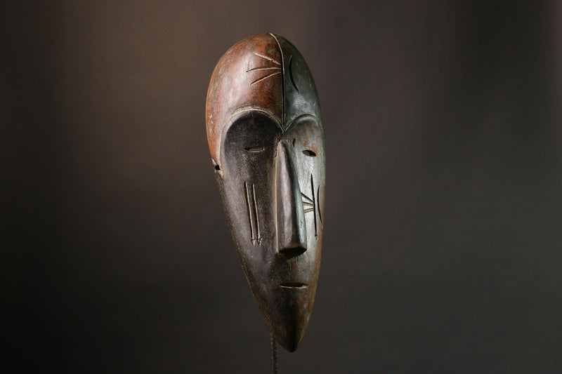 African mask Authentic Ngil Style Fang Mask Unique Wall Decor and Cultural Collectible Art Piece for Your Home-G1881